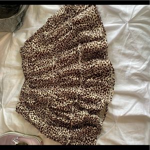 Shein Cheetah Print Skirt